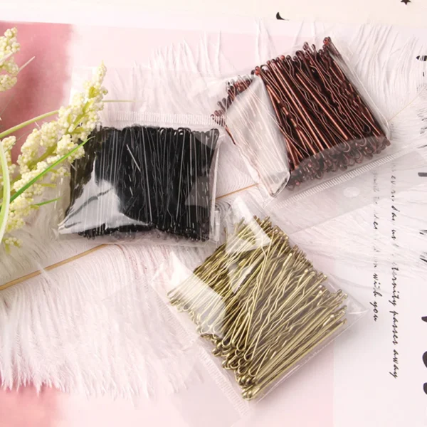 50 Pcs 4 Colors 5cm Hair Clip Lady Hairpins Curly Wavy Grips Hairstyle Hairpins Women Bobby Pins Styling Hair Accessories - Image 2