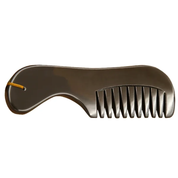 5A grade Original Si Bin brown color Bian stone massage guasha stone multifuntion beauty face comb home health care back massage - Image 5
