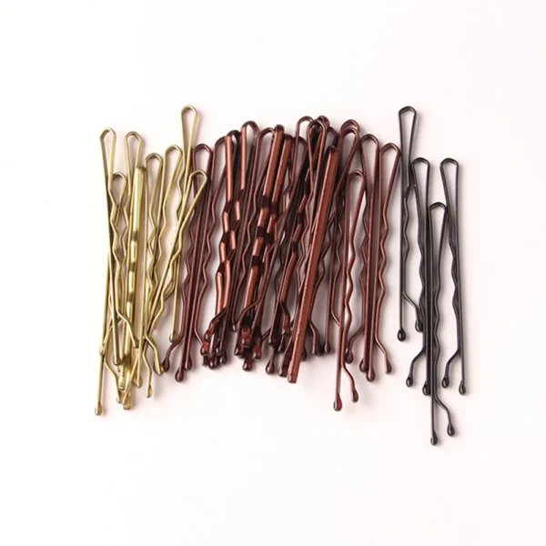 50 Pcs 4 Colors 5cm Hair Clip Lady Hairpins Curly Wavy Grips Hairstyle Hairpins Women Bobby Pins Styling Hair Accessories - Image 5