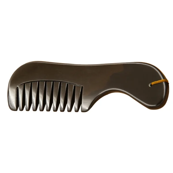 5A grade Original Si Bin brown color Bian stone massage guasha stone multifuntion beauty face comb home health care back massage - Image 4