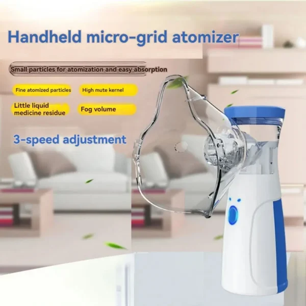 Medical Silent Mesh Nebulizer Handheld Asthma Inhaler Atomizer Children Health Care Mini Portable Nebulizer Humidifier - Image 4
