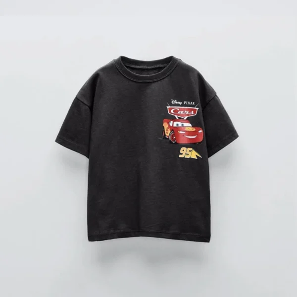 0-6Years Old Child Fashion T-shirt Summer New Style Costume Kids Round Neck Tees Kids Simple Cute Thin Loose Short Sleeve Tops - Image 3