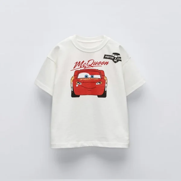 0-6Years Old Child Fashion T-shirt Summer New Style Costume Kids Round Neck Tees Kids Simple Cute Thin Loose Short Sleeve Tops - Image 2