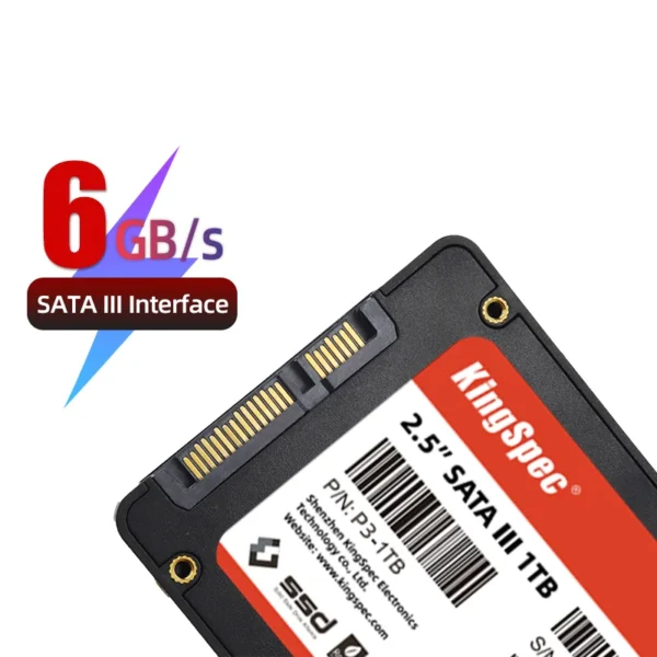KingSpec SSD Drive – 120GB, 240GB, 1TB, 512GB, 128GB, 256GB, 4TB Internal SATA Hard Drive for Laptops and PCs - Image 4