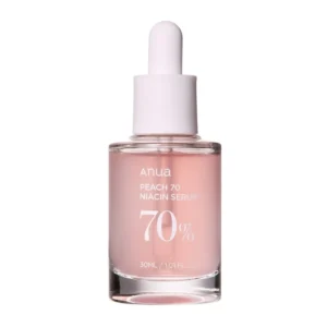 Anua Peach 70% Niacinamide Serum 30ml| brightening hydrating face serum hyperpigmentation treatment daily clean beauty
