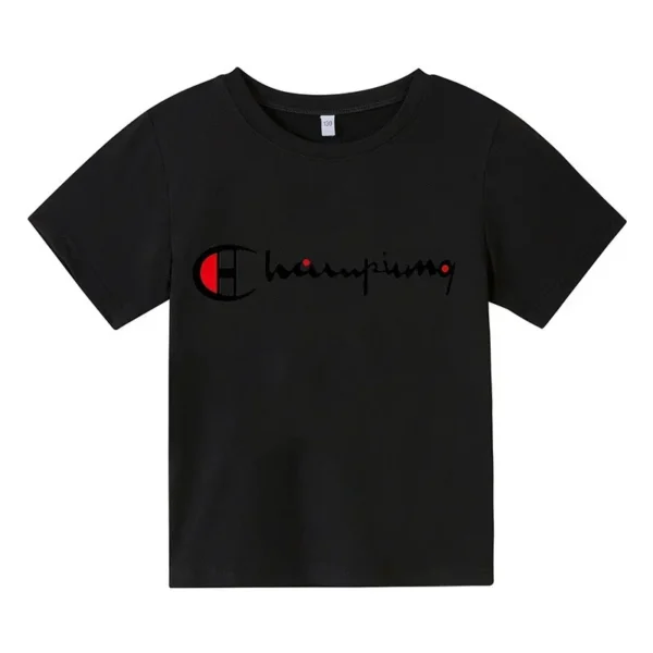 Summer Cotton T-shirt for Boys and Girls Short Sleeves 3-14 Year Old Children's Fashion Casual Printed Clothing Kid T Shirt Tops - Image 6