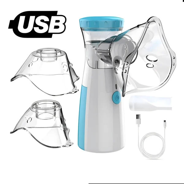 Portable Nebulizador Health Care Silent Inhaler Nebulizer Relieve Rhinitis Adults Home Humidifier Handheld Mesh Atomizer