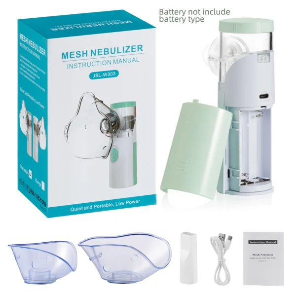 Medical Silent Mesh Nebulizer Handheld Asthma Inhaler Atomizer Children Health Care Mini Portable Nebulizer Humidifier