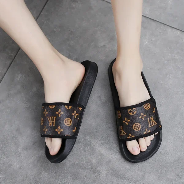 Men's Genuine Leather Sandals Comfortable Man Sandal House Slippers Man Summer Shoes Sale Genuine Mens Slipper Flip Flop Slides - Image 4