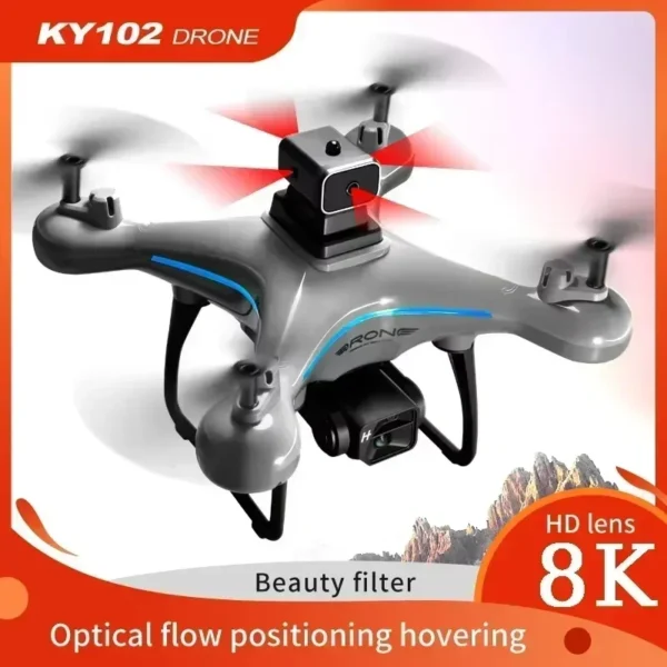 Xiaomi KY102 Drone 8K HD Dual-Camera Professional Aerial Photography Obstacle Avoidance Optical Flow Aerial Four-Axis RC Drone - Image 4