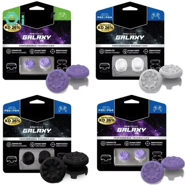 Joystick Caps for PS4 PS5 Nintendo Switch Pro Controller – Convex Thumb Grip Set, Joystick Cap Thumbstick Cover