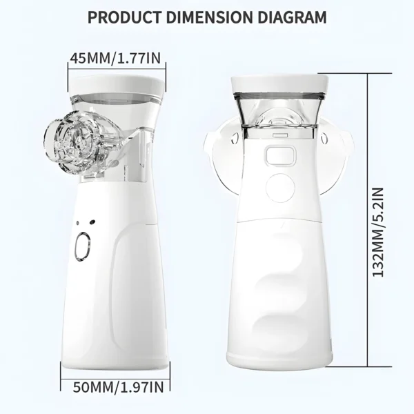 Medical Silent USB Mesh Nebulizer Handheld Asthma Inhaler Atomizer Household for Kids Adult Health Care Mini Portable Humidifier - Image 2