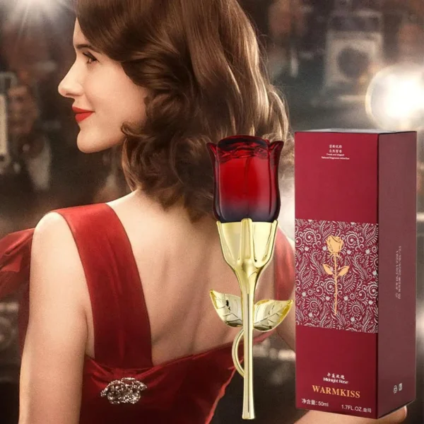 Rose Pheromone Perfume Long-Lasting Floral Scent Body Spray for Women Enhance Elegance Charm Perfect for Daily Wear and Dating