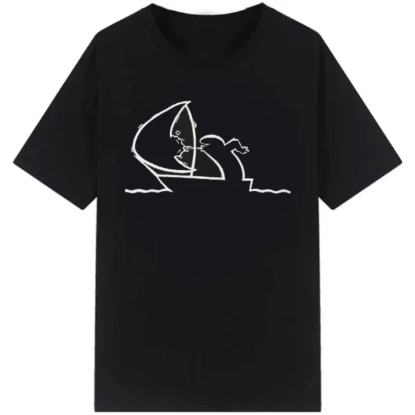 La Linea The Line Osvaldo Cavandoli TV T-Shirt Men Happy Fashion Women's T-Shirts Streetwear Tee Round Neck Casual Tops Camisetas - Image 3