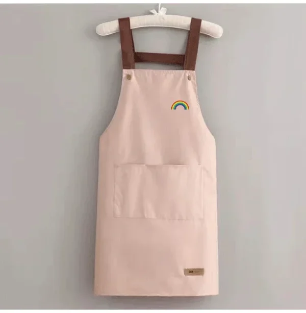 Kitchen Household waterproof and antifouling large pocket hotel restaurant coffee shop food Western pastry work clothes apron - Image 4
