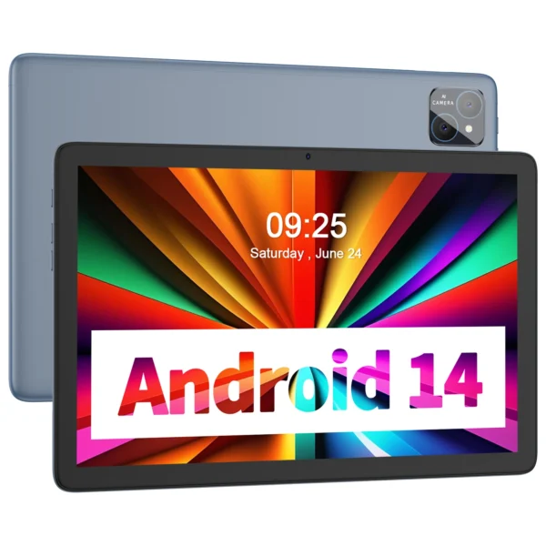 PRITOM TAB11 Android 14 Tablet – 10" Screen, 8GB RAM (Expandable), 128GB Storage, Octa-Core Processor, 5G WiFi, Includes Keyboard & Mouse - Image 2