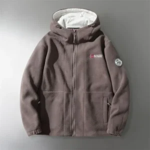 Export to Norway Single Foreign Trade Fleece Jacket With Added Velvet and Thickened Outdoor Double-Layer High-Density Men's