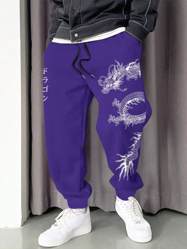 New sports pants for men 2024 trendy versatile men's pants loose trousers spring and autumn casual retro pants sweatpants S-3XL - Image 4