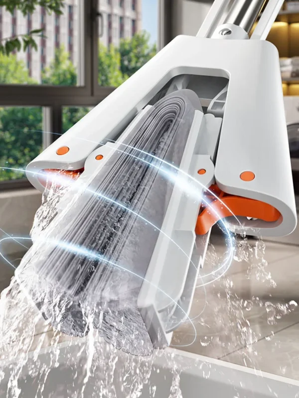 Squeeze Self-draining Collodion Mop Wood Floor Tiles Spin Household Cleaning Tools to clean walls and ceilings Floor - Image 3