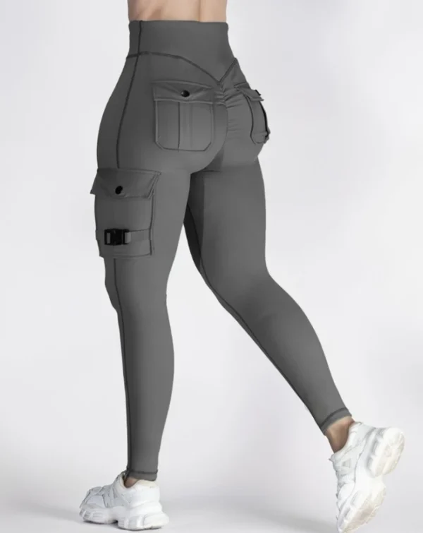 Leggings for Women 2024, Pocket Design High Waist Skinny Sports Yoga Leggings