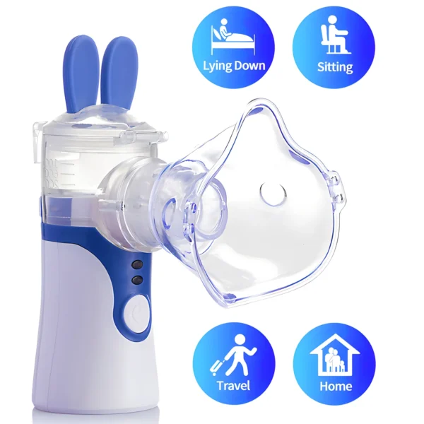 Medical Handheld Mesh Nebulizer Humidifier Silent Ultrasonic Inhaler Atomizer Health Care Adults Children Humidifier Inhalator - Image 4