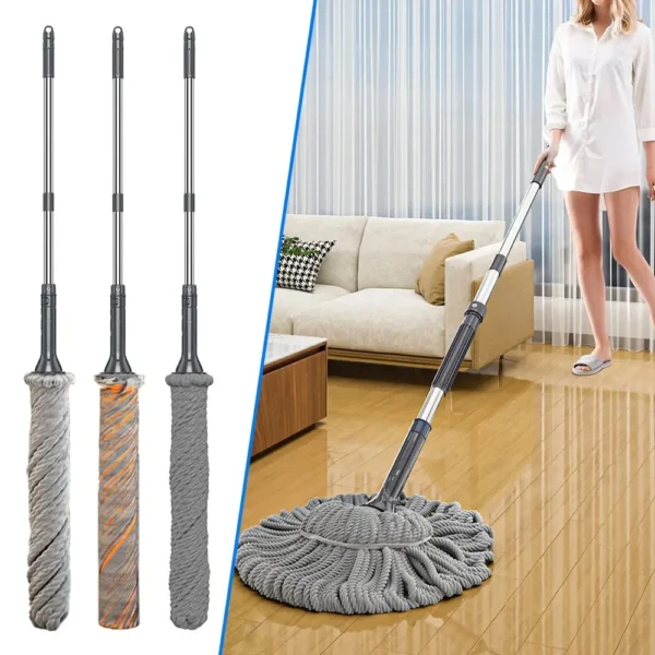 Mop Multi Functional Microfiber Mop Automatic Rotating Vacuum Hand Wash Free Easy To Clean Household Self Twisting Water Mops