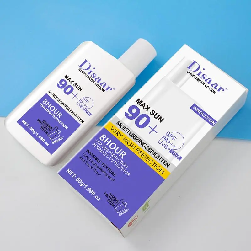 Body Sunscreen SPF 90 Light And Thin Face Sunscreen Light And Thin Moisturizing Cream Body Sunscreen Protects Against UV Rays - Image 4