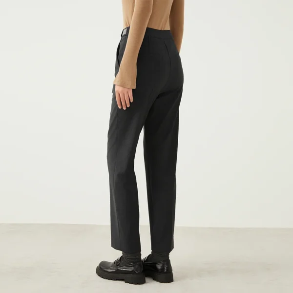 K2648X Luxury brand Clothing for Women ladies Wool long suit pants woolen formal business wear office Trousers for women - Image 2