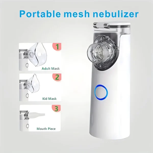 Medical Equipment Mini Handheld Portable Nebulizer Baby Health Mini Silent Steam Humidifier Inhaler Mesh Nebulizer - Image 3