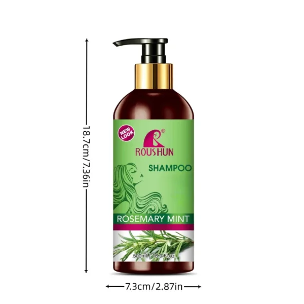 Rosemary Mint Shampoo Rosemary Mint Shampoo Smooth Moisturizing Nourishing Volumizing Oil Control Smooth Fragrance Cleansing Hai - Image 3