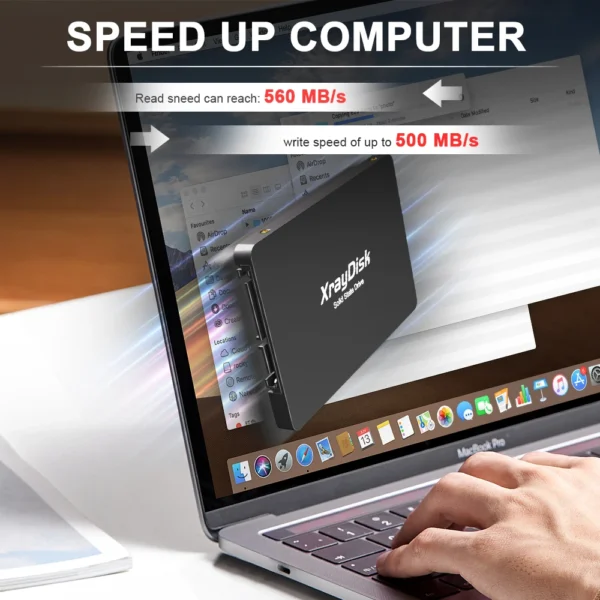 Xraydisk SATA3 SSD – 1TB, 512GB, 480GB, 256GB, 240GB, 128GB, 120GB, 2.5" Internal Solid State Drive for Laptops & Desktops - Image 4
