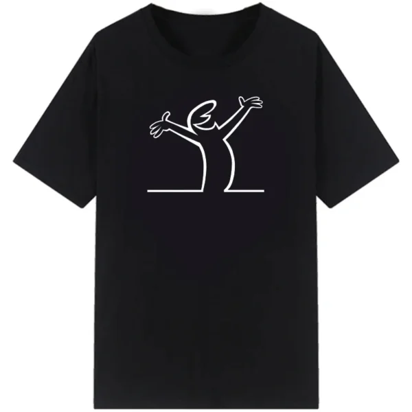 La Linea The Line Osvaldo Cavandoli TV T-Shirt Men Happy Fashion Women's T-Shirts Streetwear Tee Round Neck Casual Tops Camisetas - Image 2