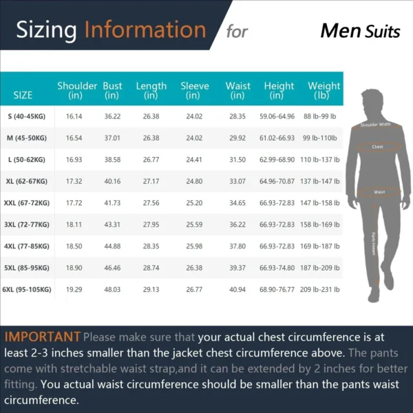 Men’s 3-Piece Blazer Set, Elegant Formal Suits, Business Luxury Full Vest Pants Coats Classic Jackets - Image 4