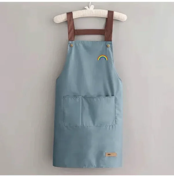 Kitchen Household waterproof and antifouling large pocket hotel restaurant coffee shop food Western pastry work clothes apron - Image 3