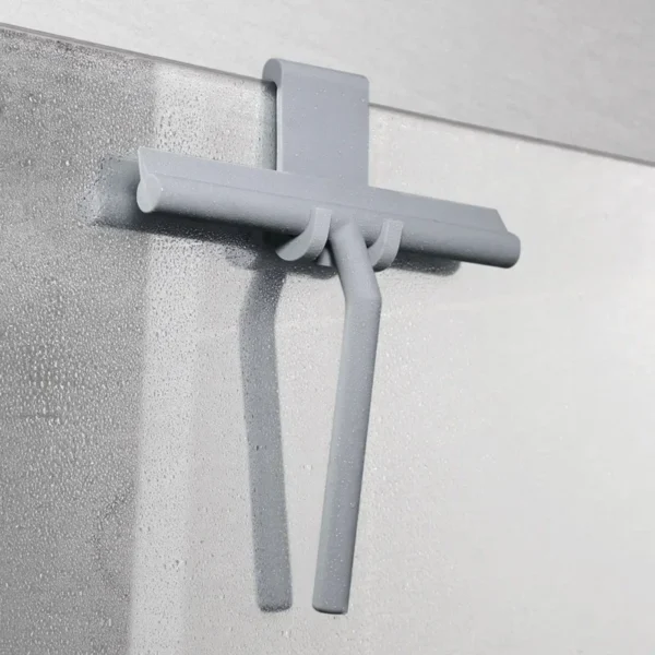 Shower Squeegee Window Glass Wiper Silicone Scraper Cleaner Brush Long Handle Bathroom Mirror Wiper Scraper Cleaning Accessories - Image 2