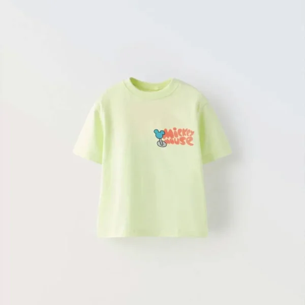 Boys Trendy Clothes Cartoon Print Short Sleeve Outfits New Design Tees Kids Summer Costume Cute Short Sleeve Round Neck TShirt - Image 2