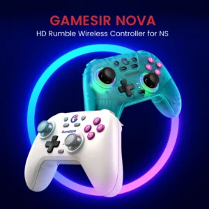 GameSir Nova Wireless Switch Controller – Bluetooth Gamepad with Hall Effect for Nintendo Switch, iPhone, Android, PC