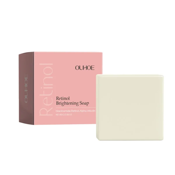 OUHOE Facial Cleansing Soap Gentle Cleansing Facial Skin Firming Smoothing Moisturizing Translucent Daily Facial Cleansing Soap - Image 2