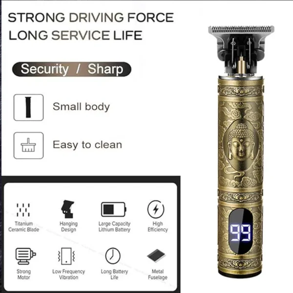 Professional Hair Clipper for Men T9 Electric Hair Cutting Machine Hair Cut Remover Barber Shaver Rechargeable Hair Trimmer - Image 3