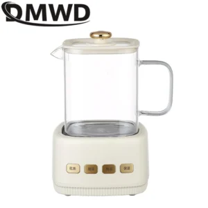 0.8L Multifunctional Electric Stew Cup Smart Mini Health Pot Boiling Glass Boiling Water Heater Scented Tea Teapot Vacuum Cup
