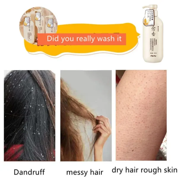 1/2PCS Hair Shampoo Grass Plant Essence-deep Nourish Hair Increase Hair Volume Dander Anti-baldness Smooth Relieve Zero Damage - Image 6
