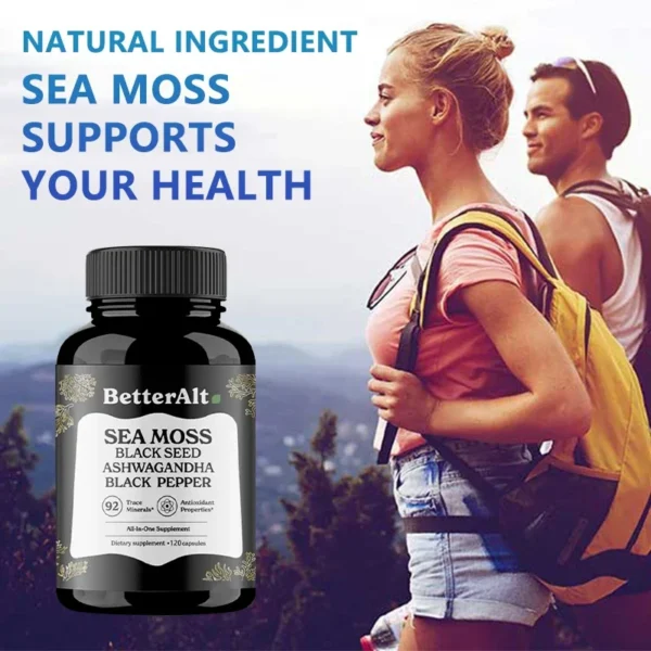 Sea Moss Supplements Help Maintain Energy, Stamina and Overall Well-being, Daily Performance and Immune Health - Image 3