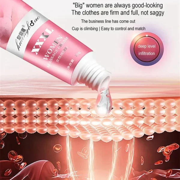Breast Massage Cream Women Chest Elasticity Promote Breast Lift Firming Up Size Bust Body Care - Image 3