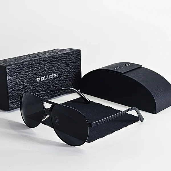 Luxury brands Policer Sunglasses for Men Polarized Sun Glasses Travel Eyewears Classic Pilot Goggle with UV 400 Protection 8480 - Image 6