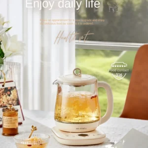 Bear Health Pot Household Kitchen Appliances Multi-Functional Office Small Glass Tea Maker Tea Kettle Teapot HealthCare Pot