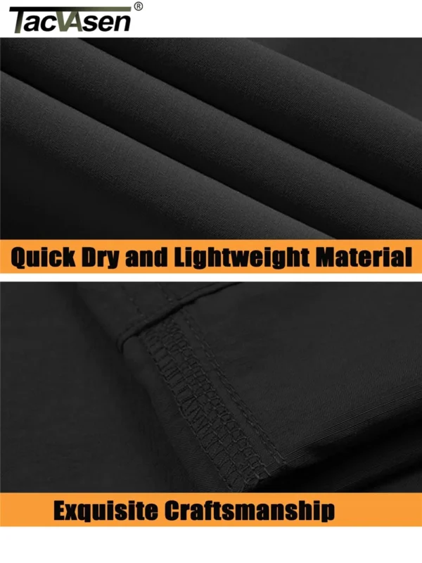 TACVASEN Zip Off Hiking Pants Convertible Shorts Mens Cargo Work Pants Lightweight Breathable Trousers Workwear Outdoor Bottoms - Image 6