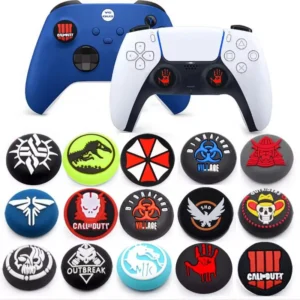 Thumbstick Grip Cap Cover – For Sony Dualshock 5/4/3, PS5, PS4, PS3 Slim, Xbox 360, NS Switch Pro Controller