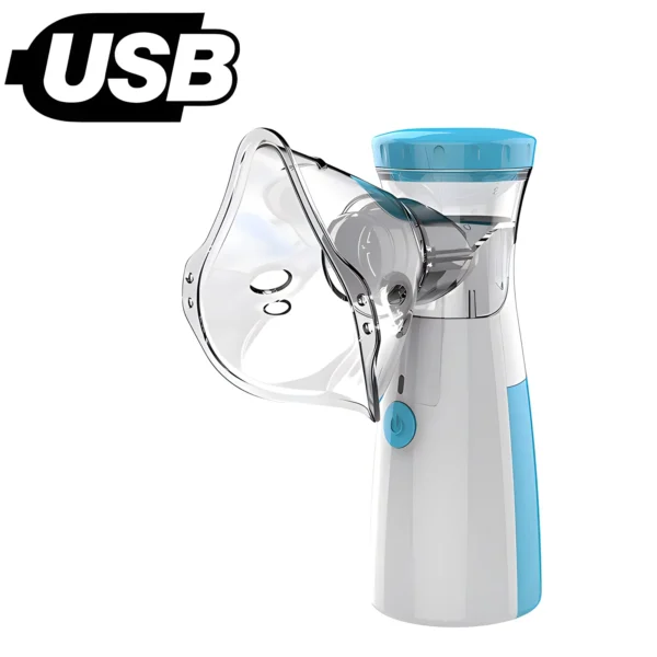 Portable Children's Nebulizer Silent Mesh Nasal Inhaler Adult Baby Automizer Medical Device Asthma Lungs Health Care - Image 2
