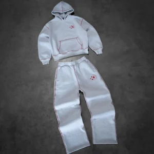 Harajuku New Autumn and Winter Hoodies Two-Piece Set Y2K Clothes for Men Loose Casual Sweatpants Tracksuit Men’s Sports Suit