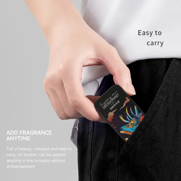 Mizlu Solid Perfume: Long-Lasting Fresh Fragrance - Alcohol-Free Formula, Compact and Portable Scent Stick for Men and Women - Image 4